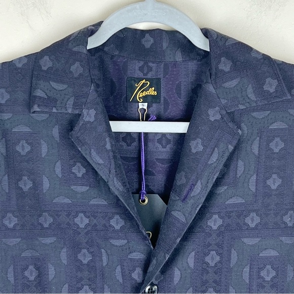 Needles | Ethnic Jacquard Cabana Vacation Shirt | S - Picture 10 of 15